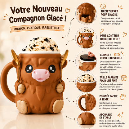 MOOCUP™ - Porte-pot de glace 🐮